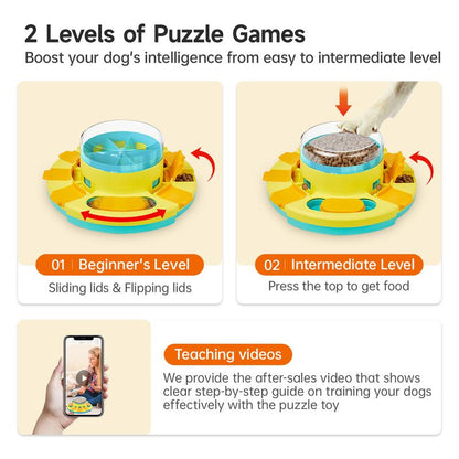 Paw Pump Puzzle Feeder by ChillaxMax